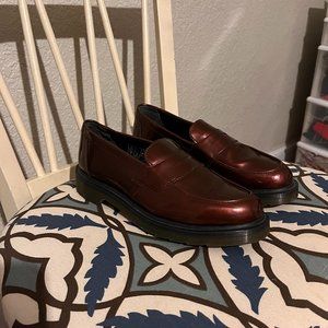 Dr.Marten Red Abby Loafers Size 8